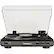 Front. Crosley - T400A Stereo Turntable - Gray.