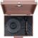 Alt View 13. Crosley - Cruiser Deluxe Bluetooth Stereo Turntable - Purple Ash.