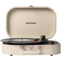 Crosley - Discovery Bluetooth Stereo Turntable - Dune - Front_Zoom