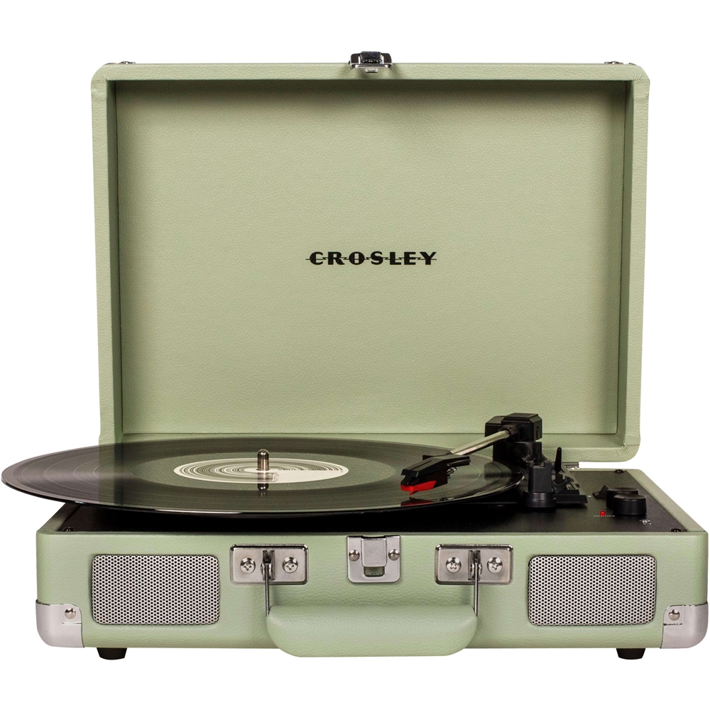 Crosley - Cruiser Deluxe Bluetooth Stereo Turntable - Mint
