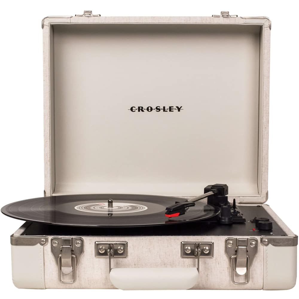 Front. Crosley - Executive Bluetooth Stereo Turntable - Sand.