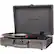 Alt View 11. Crosley - Cruiser Deluxe Bluetooth Stereo Turntable - Slate/Gunmetal.
