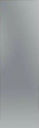 Front. Thermador - Door Panel - Stainless Steel.