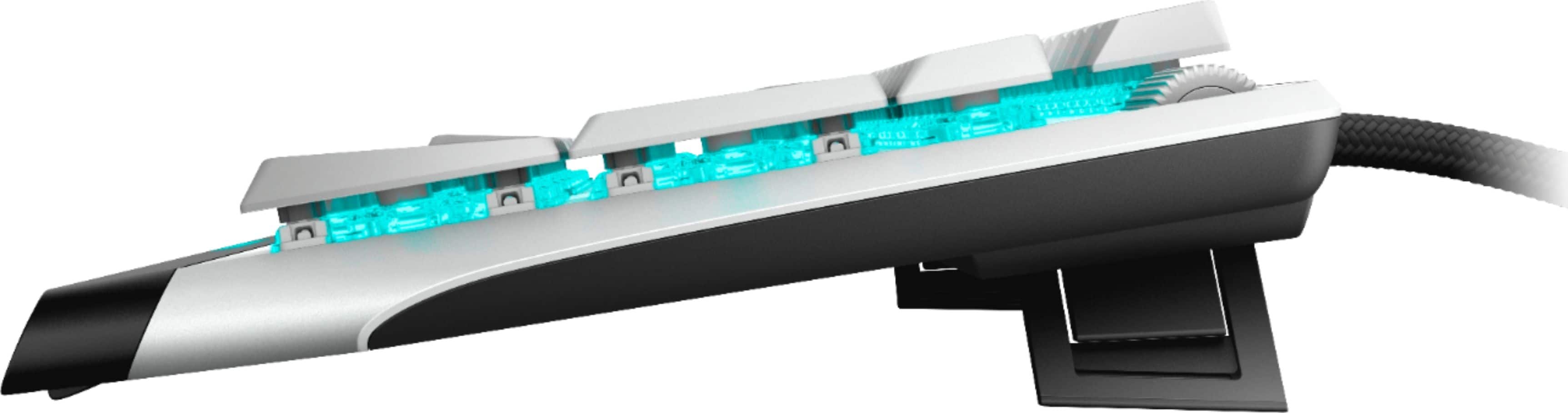 Alt View 12. Alienware - AW510K Full-size Wired Mechanical CHERRY MX Low Profile Red Switch Gaming Keyboard with RGB Back Lighting - Lunar Light.