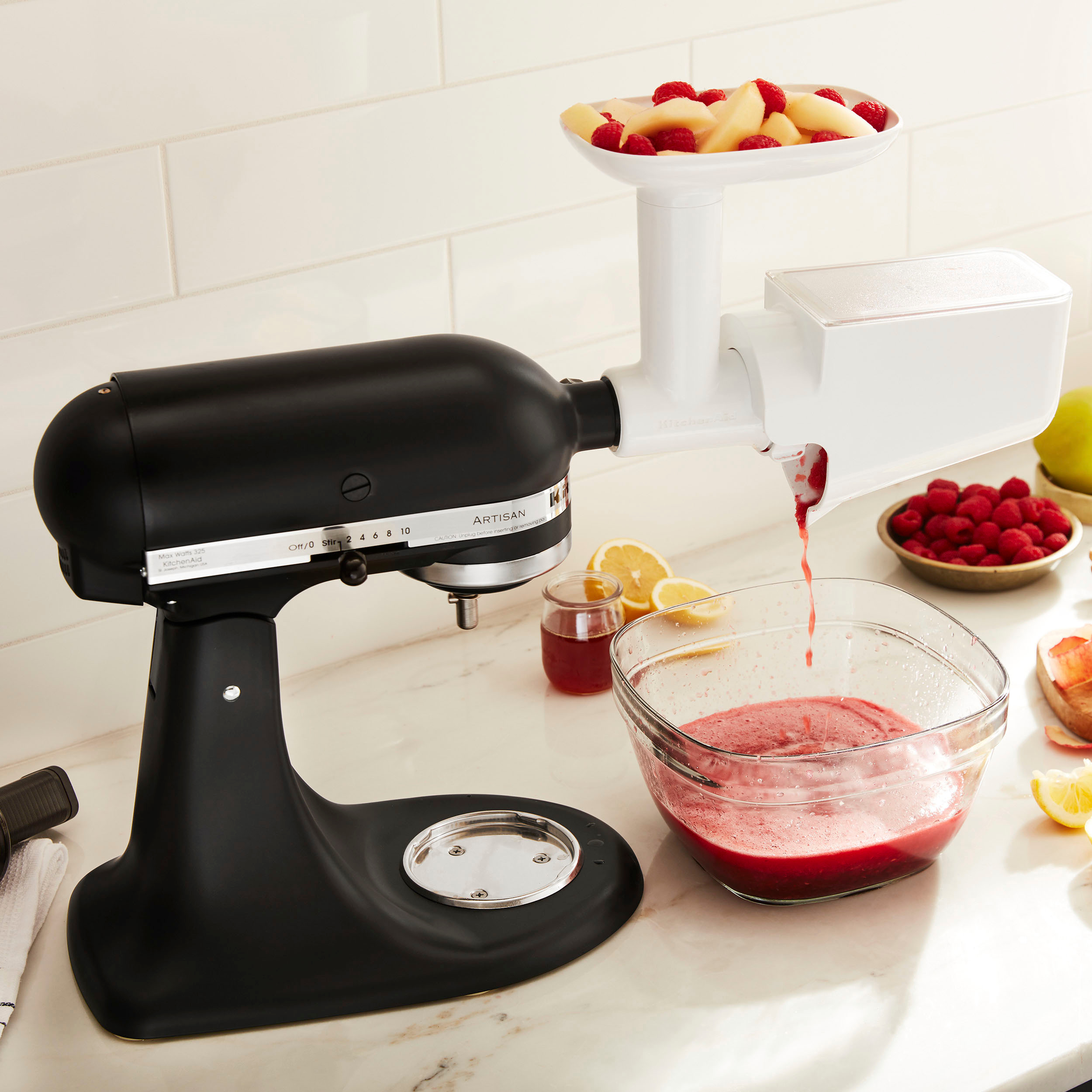 KitchenAid Stand Mixer Attachment Pack 1 with Food Grinder, Fruit & Vegetable  Strainer, and Rotor Slicer