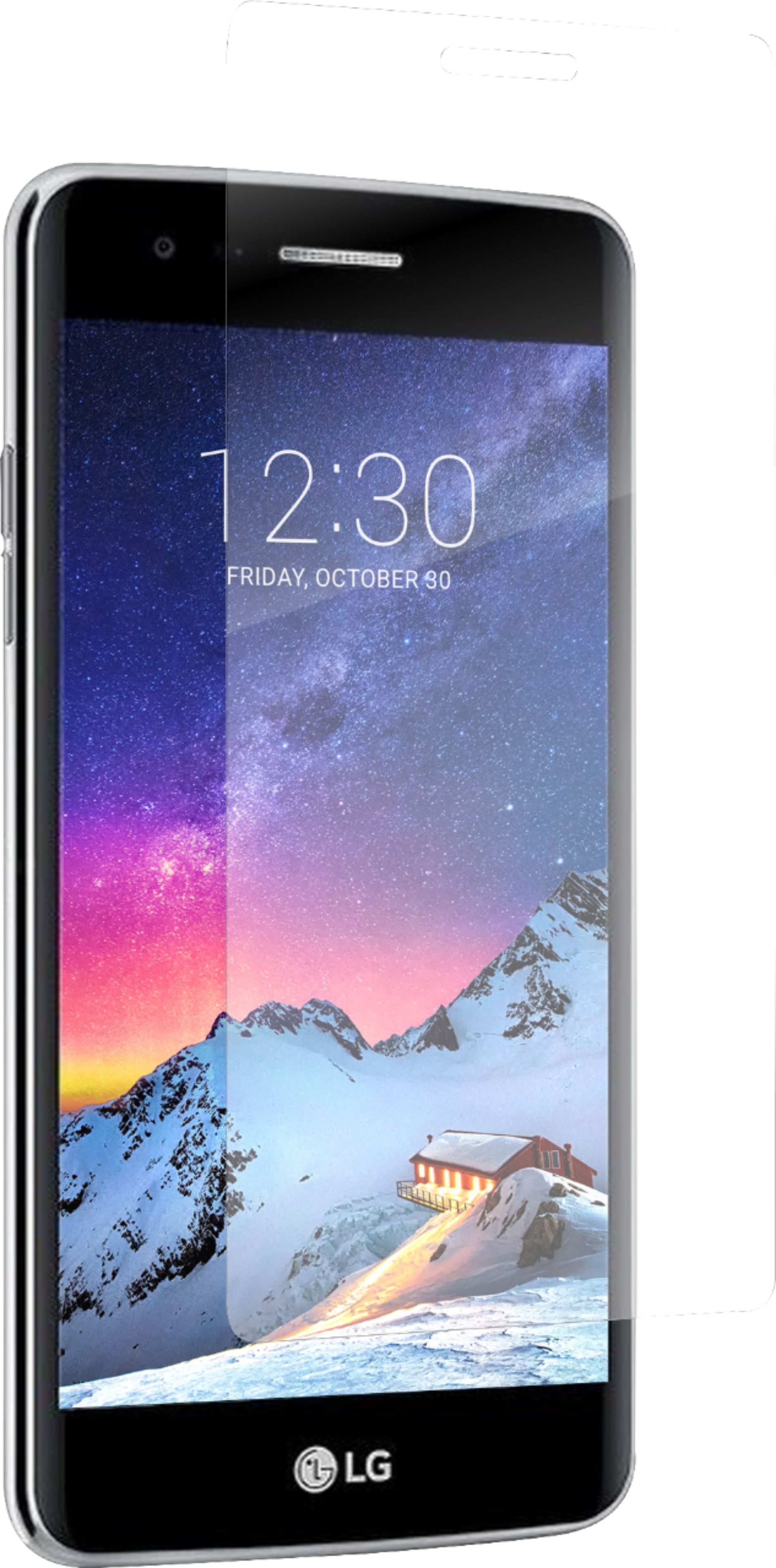 Angle View: ZAGG - InvisibleShield Screen Protector for LG K8 - Clear