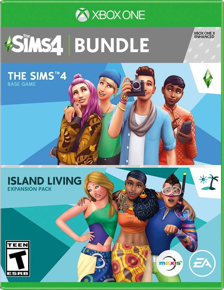 The Sims 4 Plus Island Living Bundle Xbox One 37781 - Best Buy