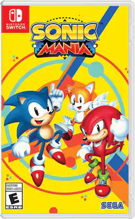 Front. SEGA - Sonic Mania. - E (Everyone)