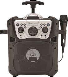 Singing Machine - Fiesta Go Portable Karaoke System - Black - Front_Zoom