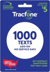 Tracfone - $5 Text Only Plan- 1000 Text, No Service days (Email Delivery) [Digital] - Front_Zoom