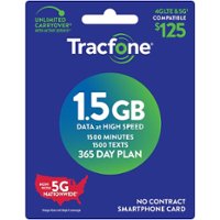 TracFone - $125 Smartphone 1.5 GB Plan (Email Delivery) [Digital] - Front_Zoom