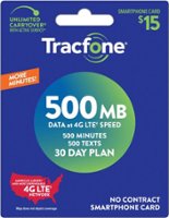 Tracfone - $15 Smartphone 500 MB Plan (Email Delivery) [Digital] - Front_Zoom