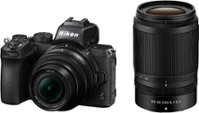 Nikon - Z50 Mirrorless Camera Two Lens Kit with NIKKOR Z DX 16-50mm f/3.5-6.3 VR and NIKKOR Z DX 50-250mm f/4.5-6.3 VR Lenses - Black - Front_Zoom