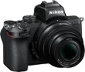 Left Zoom. Nikon - Z50 Mirrorless Camera Two Lens Kit with NIKKOR Z DX 16-50mm f/3.5-6.3 VR and NIKKOR Z DX 50-250mm f/4.5-6.3 VR Lenses - Black.