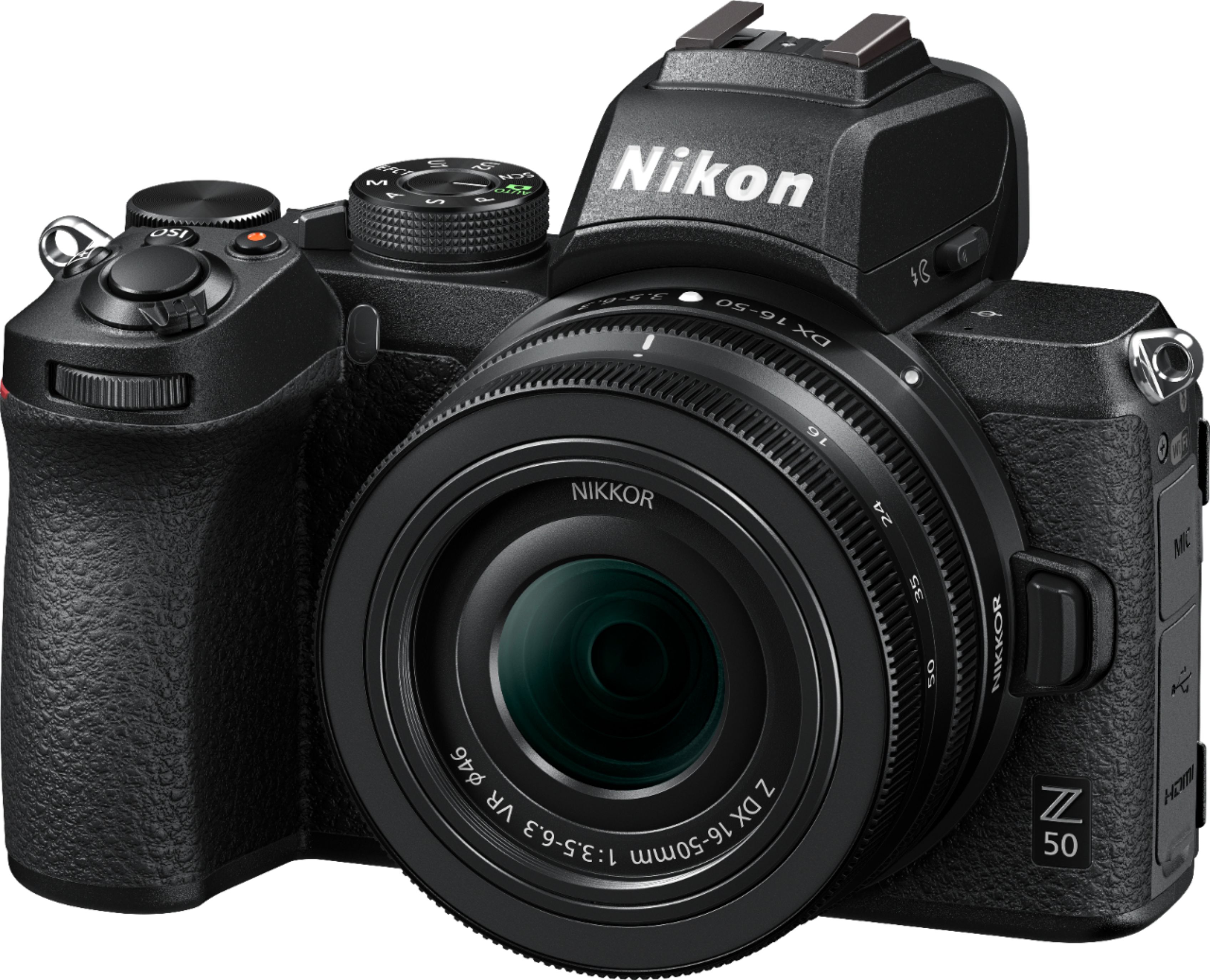 カメラ レンズ(ズーム) Nikon Z50 Mirrorless 4K Video Camera with NIKKOR Z DX 16-50mm f 