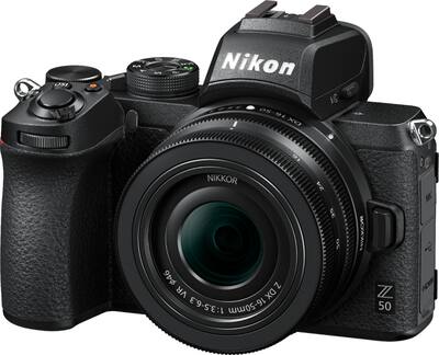 Nikon Z50 Mirrorless 4K Video Camera with NIKKOR Z DX 16 50mm f
