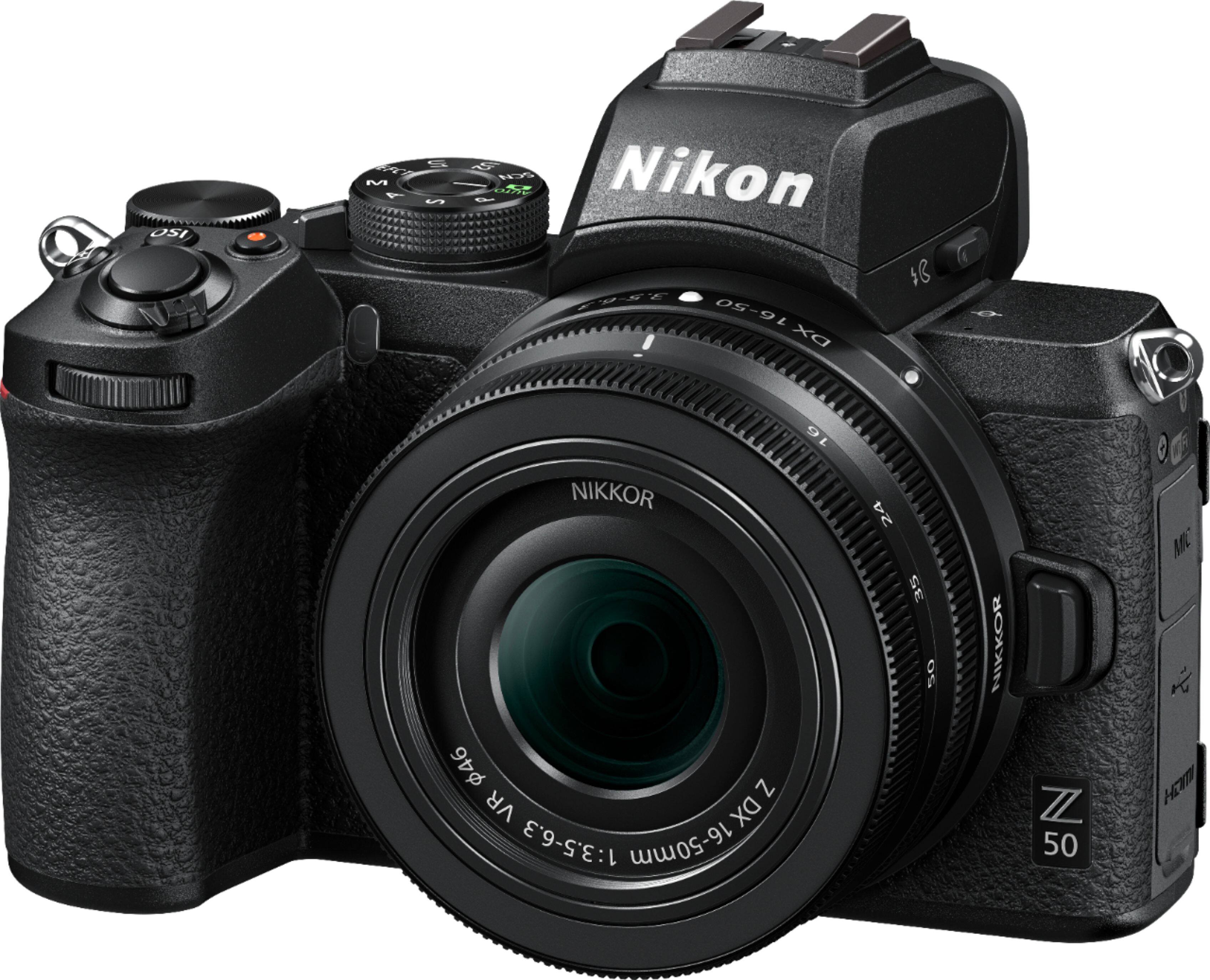 Nikon Z50 Mirrorless 4K Video Camera with NIKKOR Z DX 16 50mm f