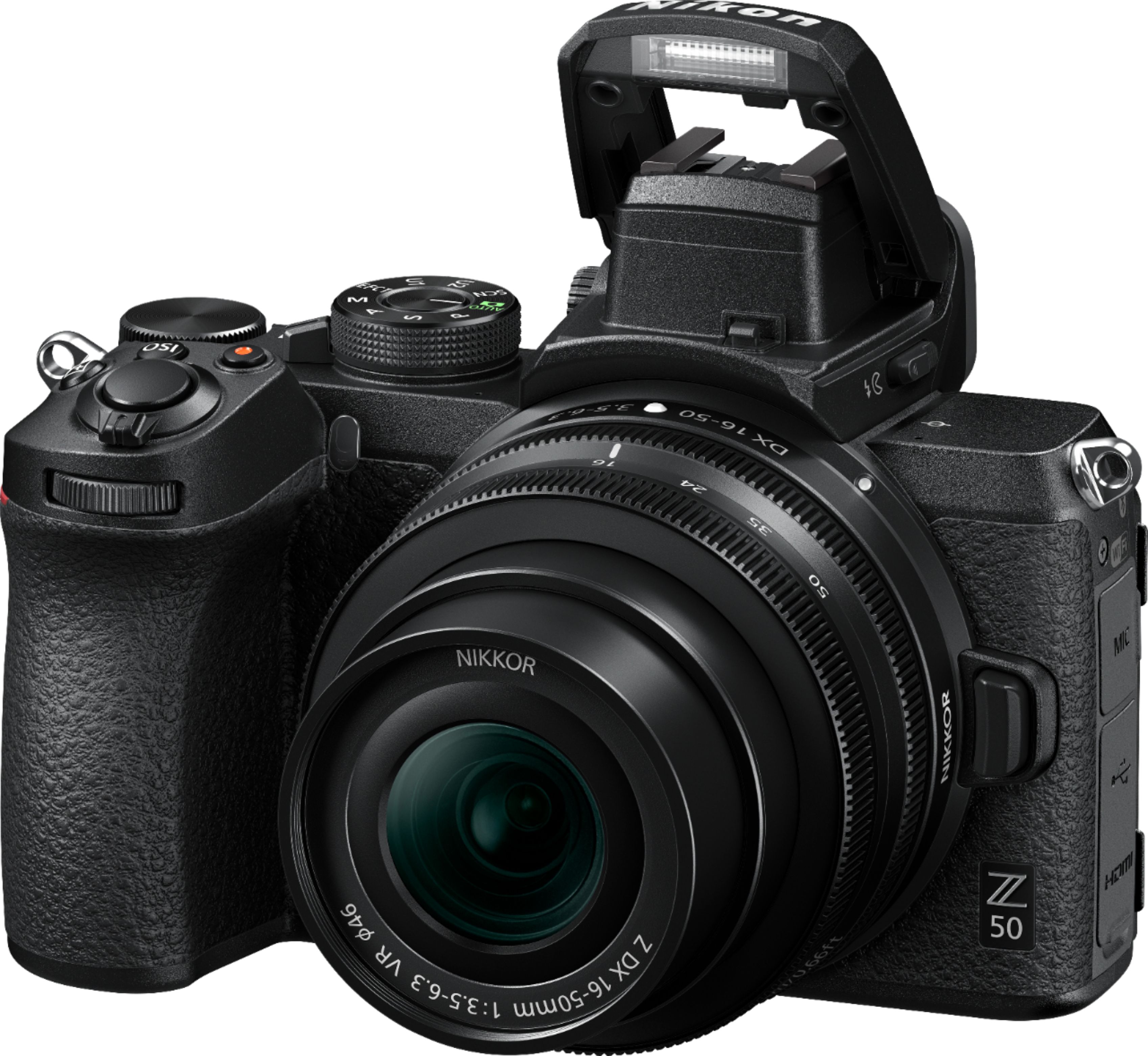 Nikon Z50 Mirrorless 4K Video Camera with NIKKOR Z DX 16-50mm f 