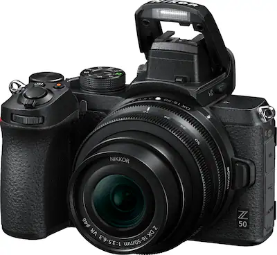 Nikon Z50 Mirrorless 4K Video Camera with NIKKOR Z DX 16 50mm f