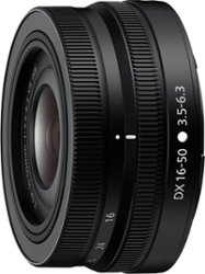 NIKKOR Z DX 16-50mm f/3.5-6.3 VR Standard Zoom Lens for Nikon Z Cameras - Black - Angle_Zoom