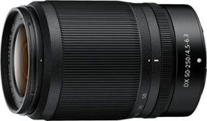 NIKKOR Z DX 50-250mm f/4.5-6.3 VR Telephoto Zoom Lens for Nikon Z Series Mirrorless Cameras - Black - Angle_Zoom