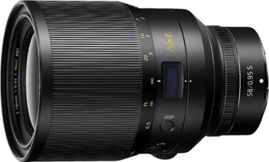 NIKKOR Z 58mm f/0.95 S Noct Standard Prime Lens for Nikon Z Series Mirrorless Cameras - Black - Angle_Zoom