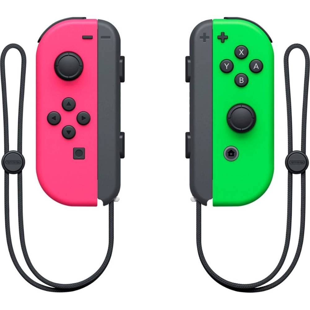 Alt View 11. Nintendo - Geek Squad Certified Refurbished Joy-Con (L/R) Wireless Controllers for Nintendo Switch - Neon Pink/Neon Green.