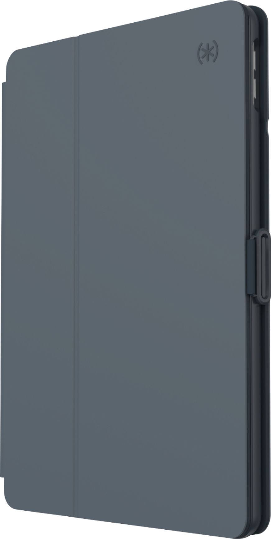 Left View: Speck - Balance Folio Case for Apple® iPad® 10.2" (7th, 8th, & 9th Gen 2021) - Stormy Gray