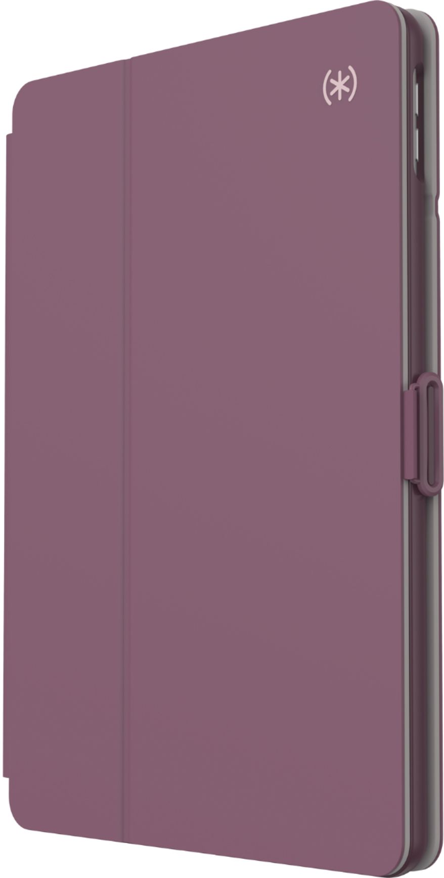 Left View: Speck - Balance Folio Case for Apple iPad 10.2" (7th, 8th, & 9th Gen 2021) - Plumberry Purple