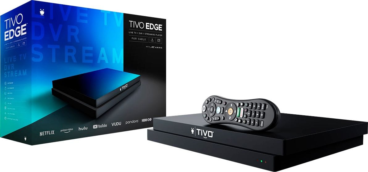 Modderig banjo bovenstaand TiVo EDGE For Cable 2TB DVR & Streaming Player Black HC-W580K - Best Buy