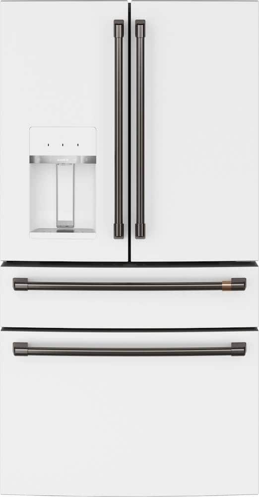 Alt View 12. Café - Handle Kit for Select Café French Door Refrigerators - Brushed Black.