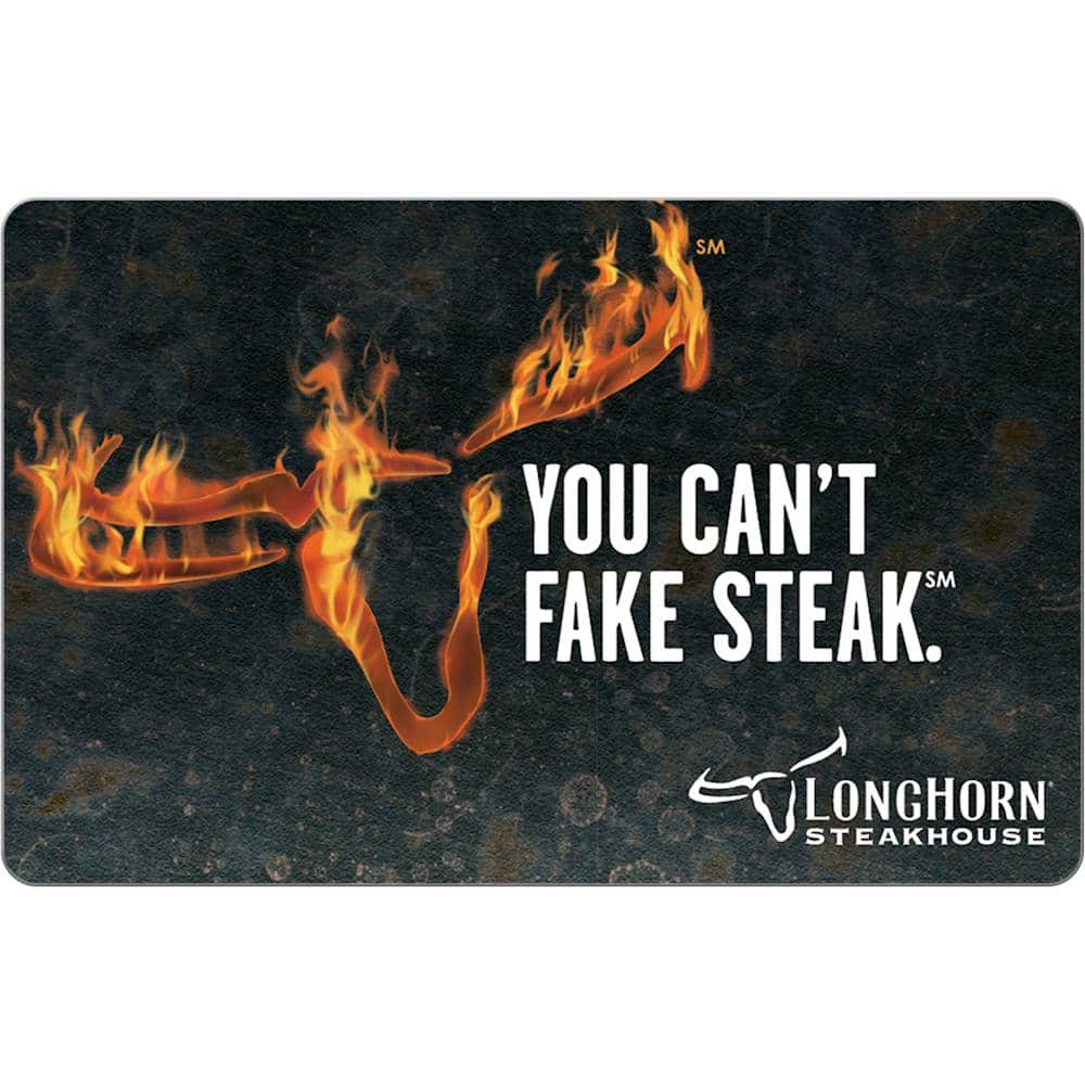 Front. Longhorn Steakhouse - $50 Gift Card.