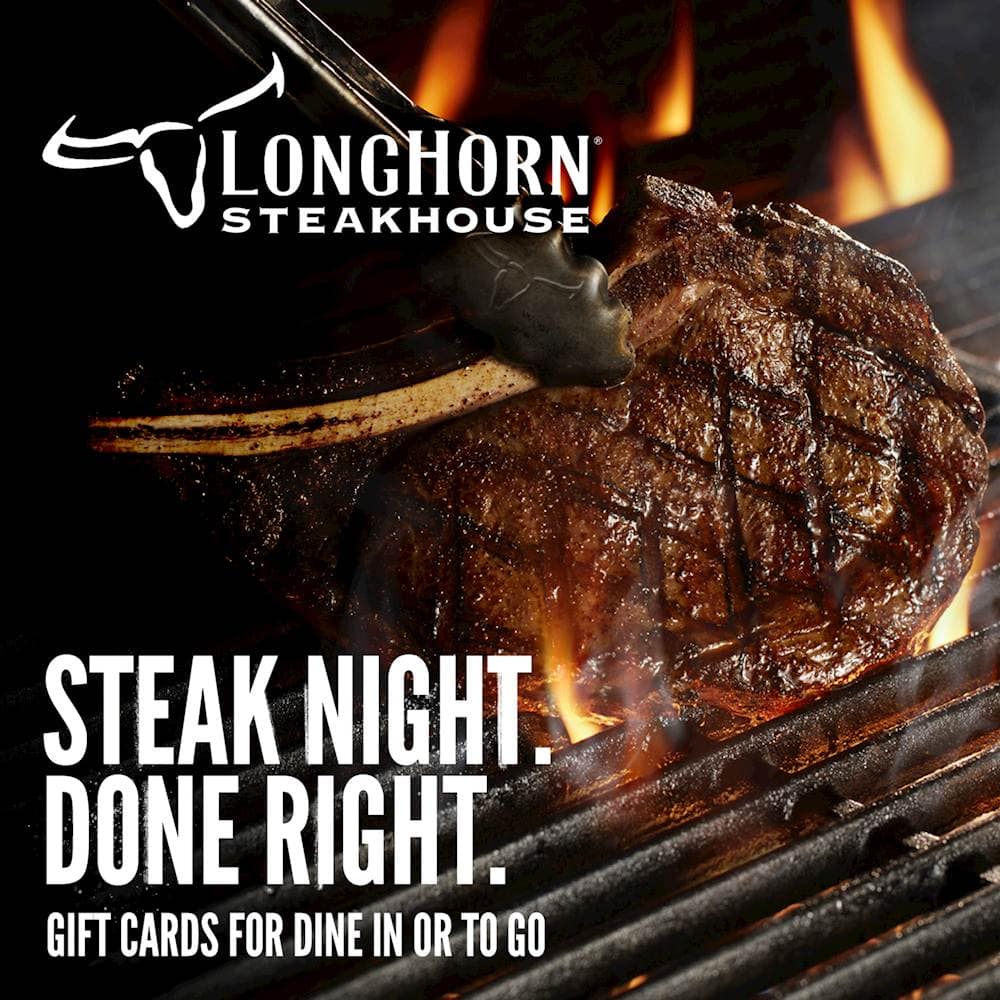 Alt View 12. Longhorn Steakhouse - $50 Gift Card.