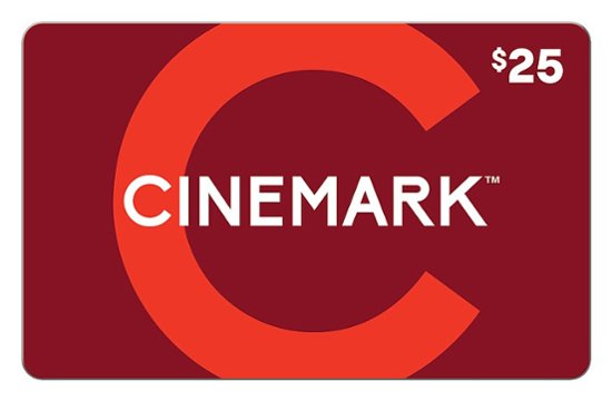 Front. Cinemark - $25 Gift Card.