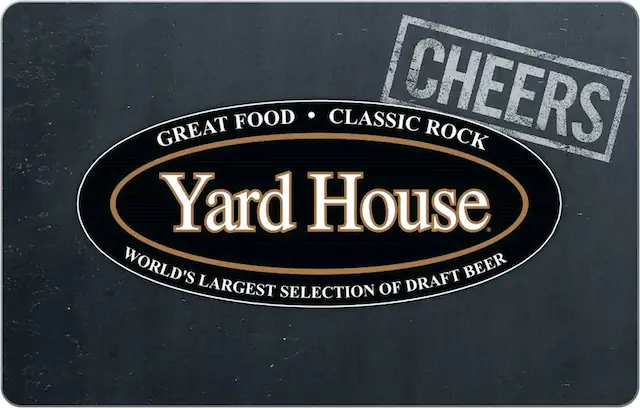 The text on the image reads: "Great Food, Classic Rock, World's Largest Selection of Draft Beer."