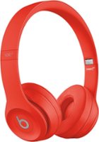 Beats - Solo³ Wireless On-Ear Headphones - (PRODUCT)RED Citrus Red - Front_Zoom