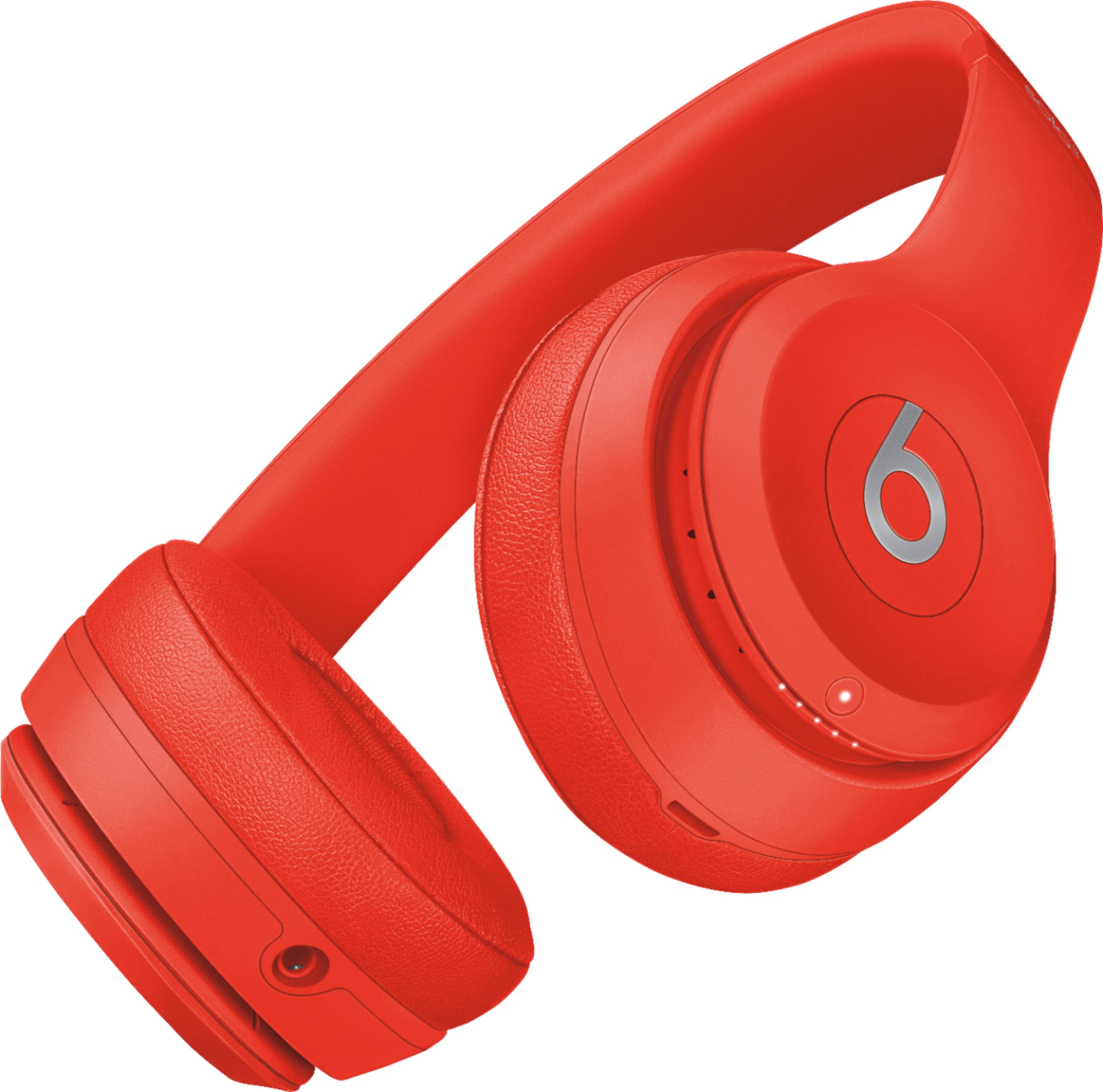 Beats Dre Solo³ Wireless On-Ear Headphones Citrus Red MX472LL/A Best Buy