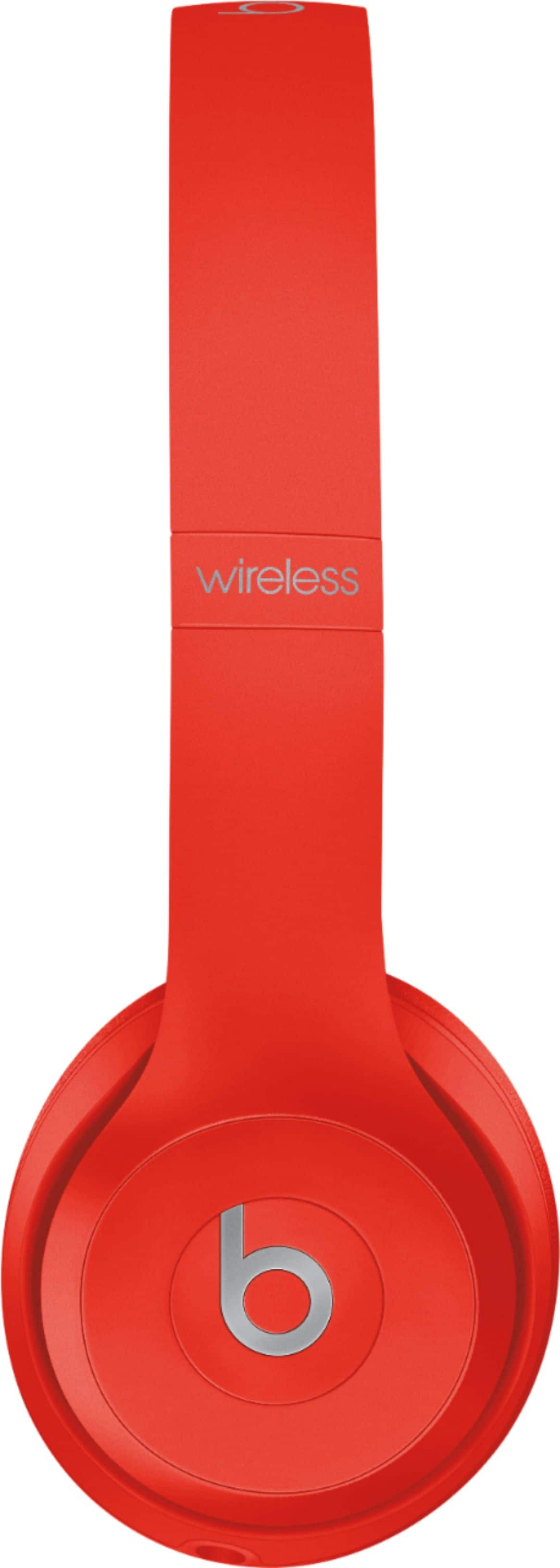 Beats Solo Wireless On Ear Headphones PRODUCT RED Citrus Red