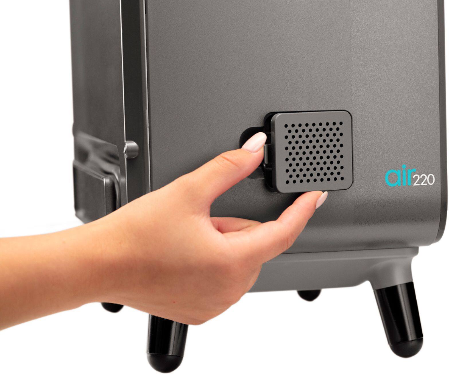 Alt View 12. BISSELL - air220 Air Purifier with HEPA Filter - Black/Gray.