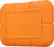 Front. LaCie - Rugged 1TB External USB-C, USB 3.2 Portable SSD with Rescue Data Recovery Services - Orange.