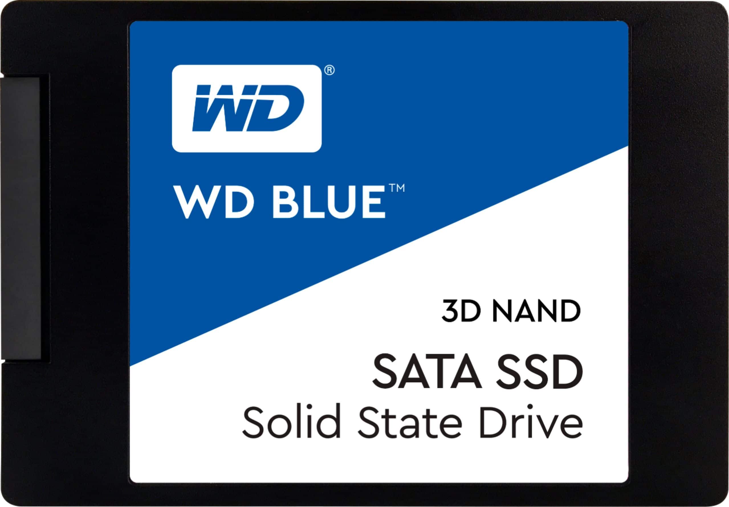 Front. WD - Blue 2TB Internal SSD SATA - Blue.