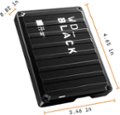 Angle. WD - BLACK P10 5TB External USB 3.2 Gen 1 Portable Hard Drive - Black.