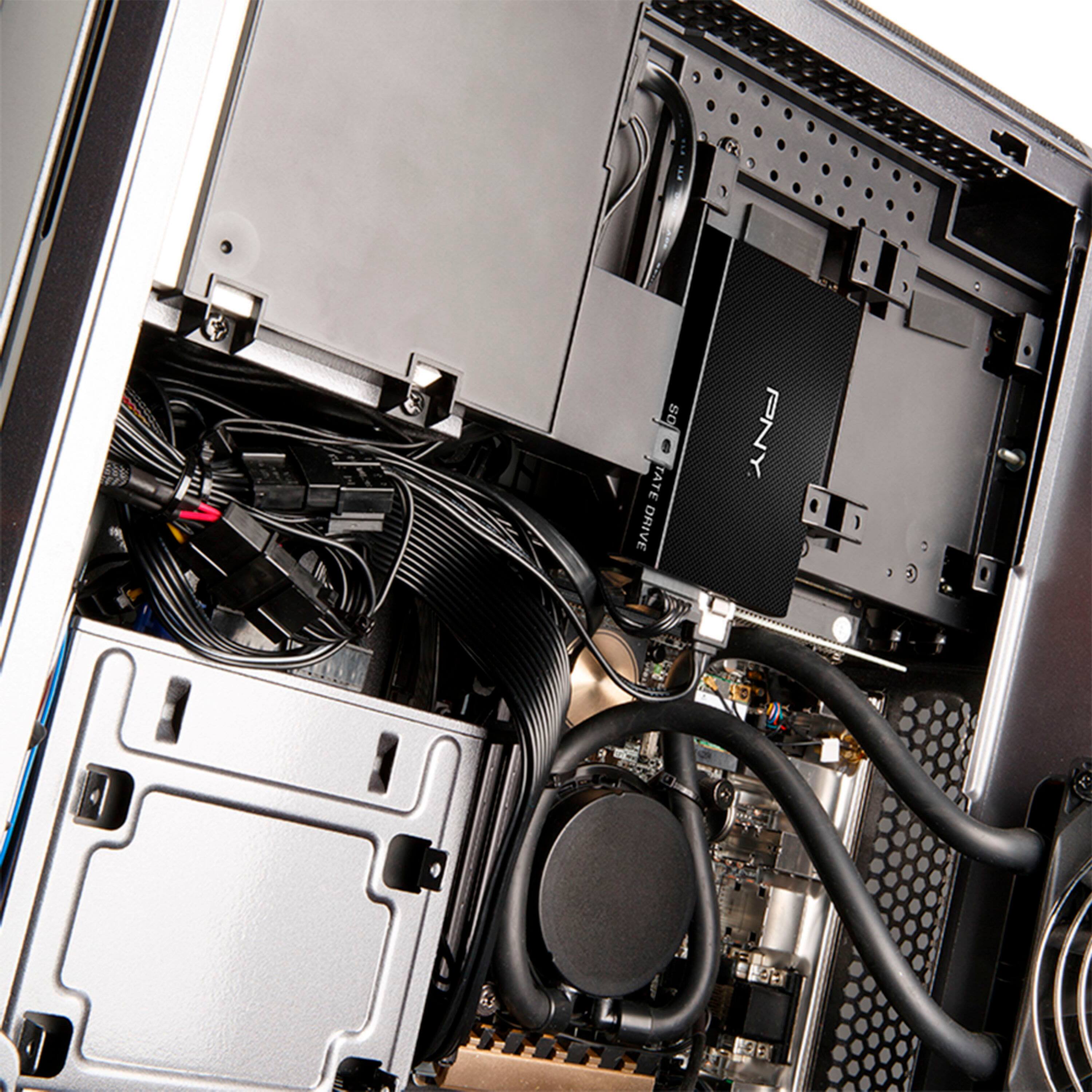 Alt View 20. PNY - CS900 1TB Internal SSD SATA - Black.