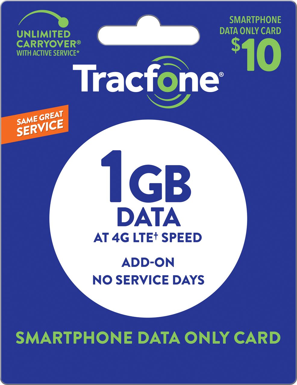 TracFone - $10 Smartphone Data Only Code [Digital]