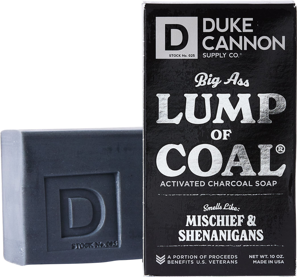 Angle View: Duke Cannon - Big Ass Lump of Coal Activated Charcoal Soap - Black