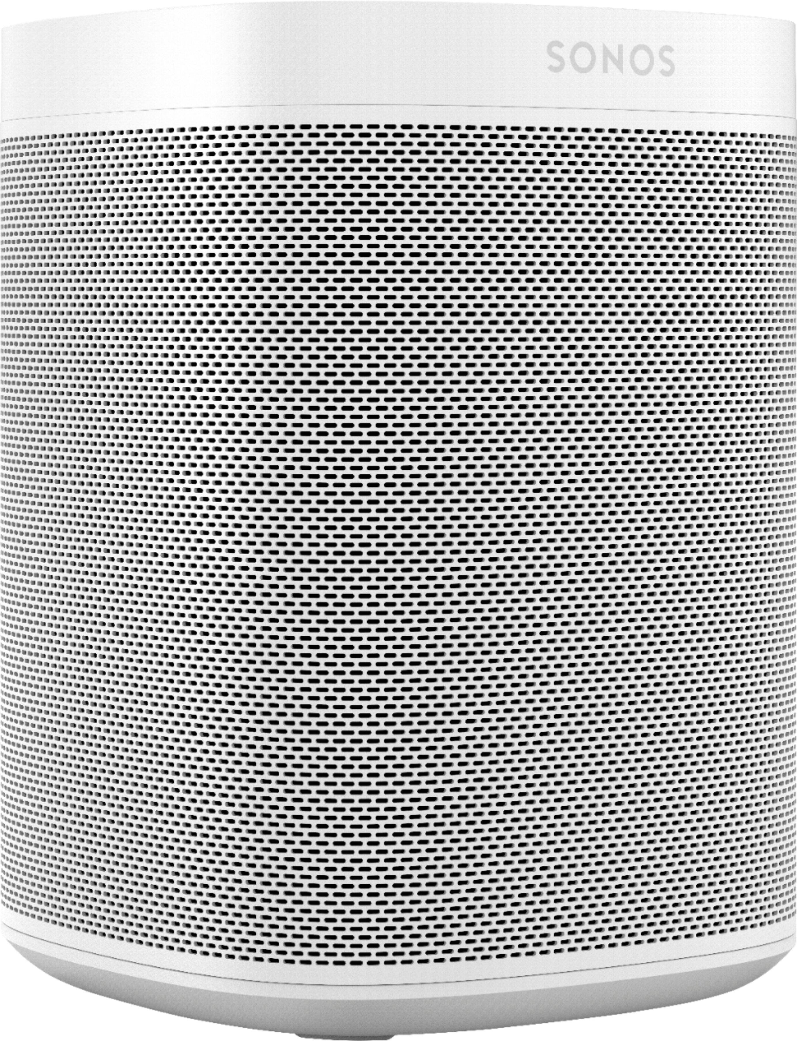 Angle. Sonos - Geek Squad Certified Refurbished One SL Wireless Smart Speaker - White.