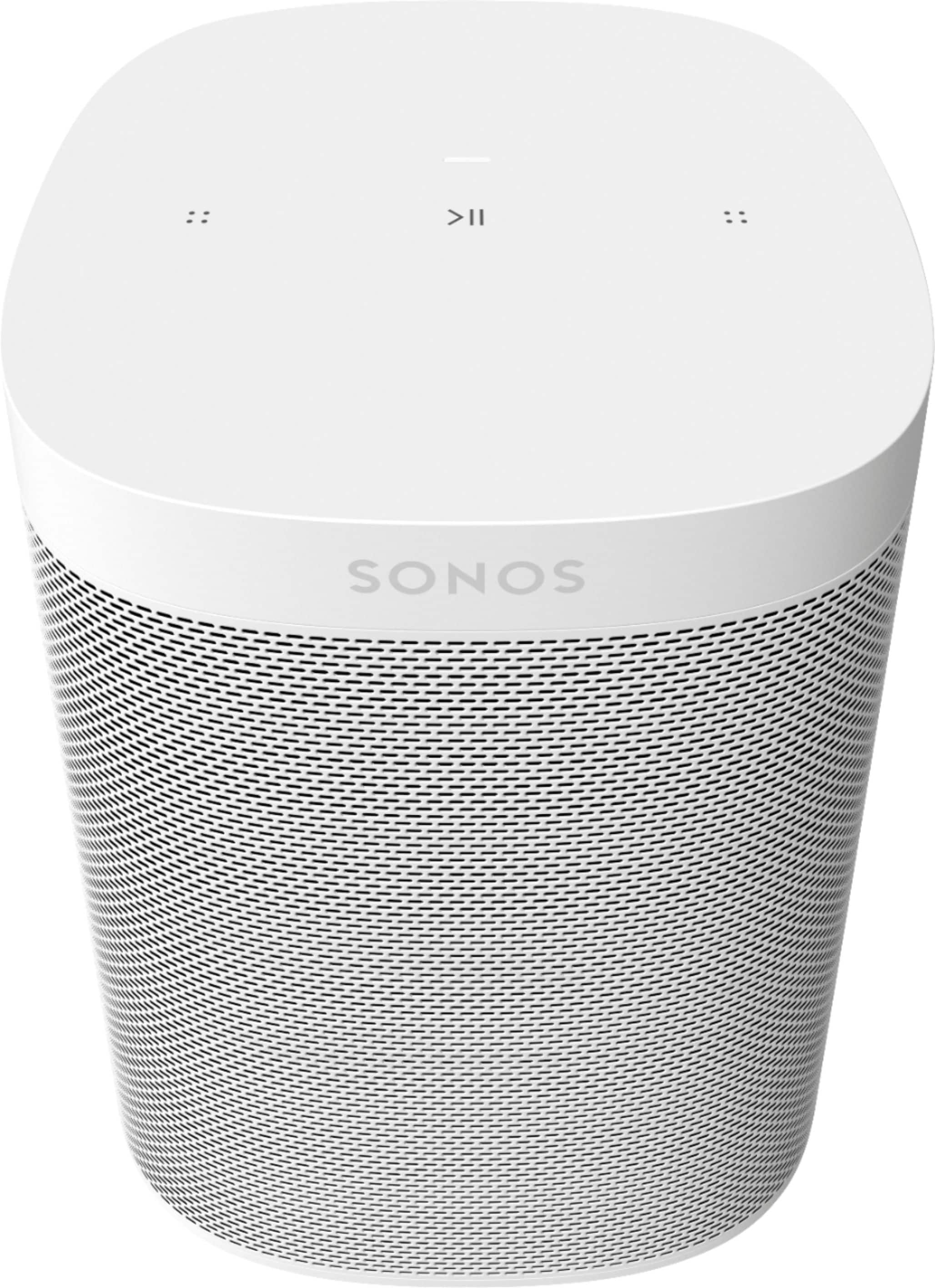 Alt View 14. Sonos - Geek Squad Certified Refurbished One SL Wireless Smart Speaker - White.