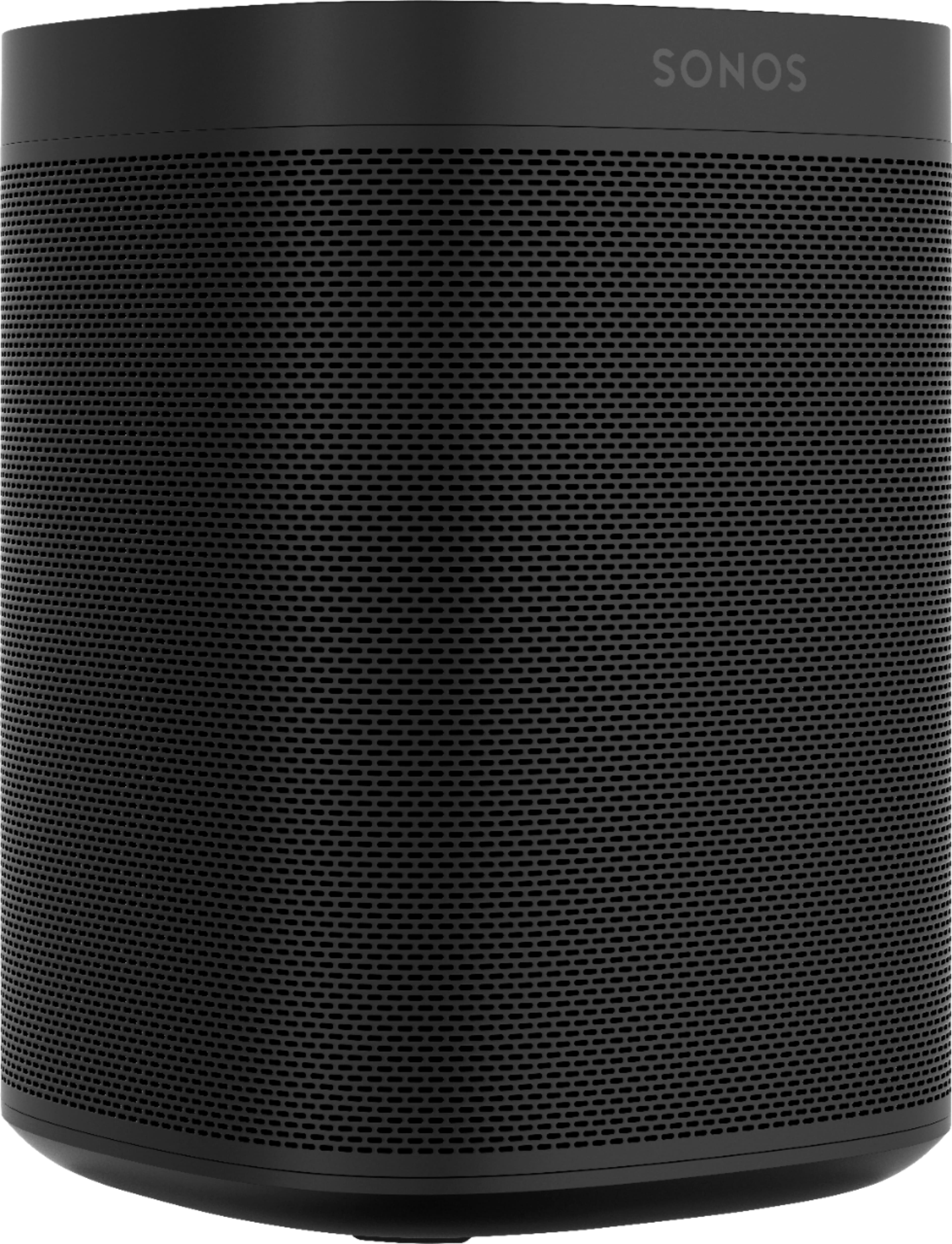 Angle. Sonos - Geek Squad Certified Refurbished One SL Wireless Smart Speaker - Black.