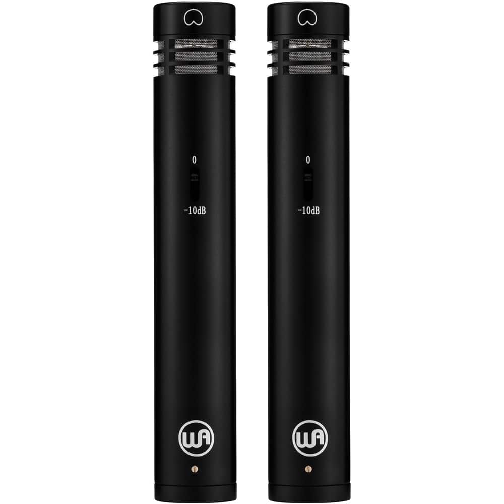 Front. Warm Audio - Condenser Instrument Microphone - Black.