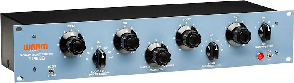 Angle. Warm Audio - Tube Amplified Program Equalizer - Blue.
